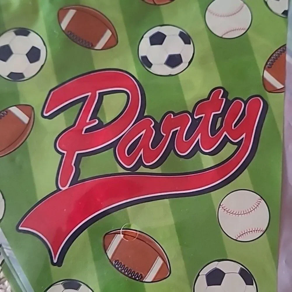 Sports Theme Birthday Party Supplies Tableware Decoration fun ball sports friend